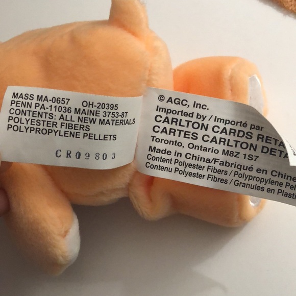 CARE BEARS FRIEND ORANGE 8 INCH CARE BEAR FROM EARLY 2000’S - Picture 12 of 13